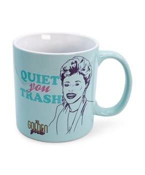 The Golden Girls "Quiet You Trash" Ceramic Mug | Holds 20 Ounces
