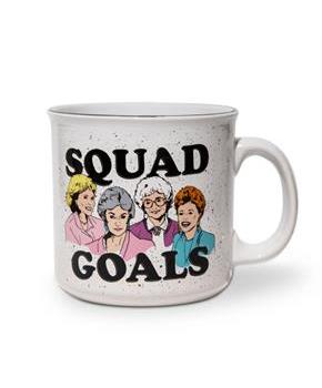 The Golden Girls "Squad Goals" Ceramic Camper Mug | Holds 20 Ounces