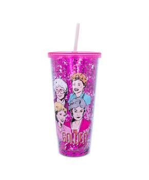 The Golden Girls Confetti Carnival Cup With Lid and Straw | Hold 32 Ounces