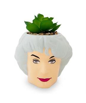 The Golden Girls Dorothy 3-Inch Ceramic Mini Planter With Artificial Succulent