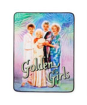 The Golden Girls Raschel Fleece Throw Fleece Blanket | 45 x 60 Inches