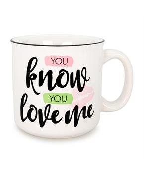 Gossip Girl "You Know You Love Me" Ceramic Camper Mug | Holds 20 Ounces