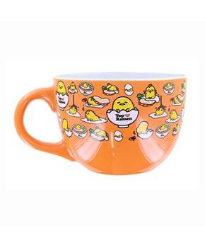 Sanrio Gudetama Top Ramen 20oz Ceramic Ramen Bowl Set