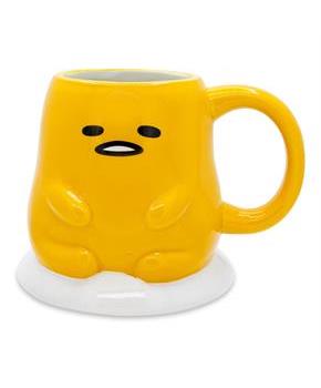 Sanrio Gudetama "Lazy Egg" Sculpted Ceramic Mug | Holds 20 Ounces