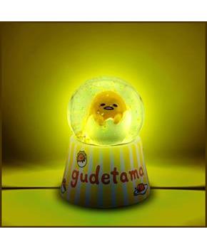 Sanrio Gudetama Mini Light-Up Snow Globe | 3 Inches Tall
