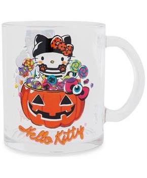 Sanrio Hello Kitty Halloween Glass Mug | Holds 18 Ounces