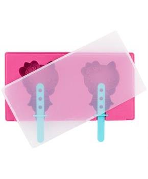Sanrio Hello Kitty Silicone Popsicle Mold Shapes With Plastic Sticks