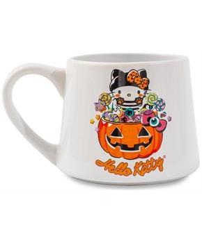 Sanrio Hello Kitty Pumpkin Candy Burglar Tapered Pottery Mug | Holds 14 Ounces