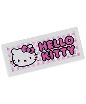 Sanrio Hello Kitty Pink 12 x 5 Inch Framed MDF Wall Art
