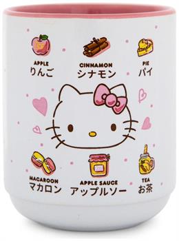 Sanrio Hello Kitty Apple Icons Asian Ceramic Tea Cup | Holds 9 Ounces