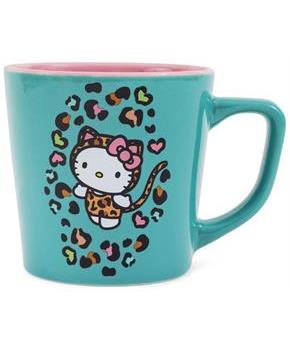Sanrio Hello Kitty Jungle Leopard Ceramic Latte Mug | Holds 17 Ounces