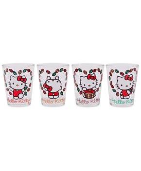 Sanrio Hello Kitty Love Fall 2-Ounce Mini Shot Glasses | Set of 4