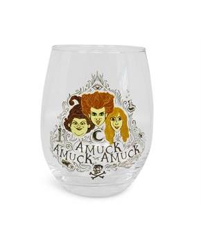 Disney Hocus Pocus Amuck Stemless Glass | Holds 20 Ounces