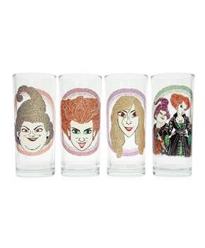 Disney Hocus Pocus Sanderson Sisters 10-Ounce Tumbler Glasses | Set of 4