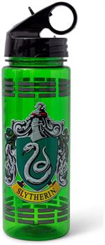 Harry Potter Slytherin Crest Water Bottle With Handle Lid | Holds 20 Ounces