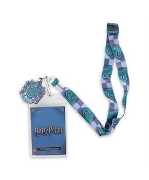 Harry Potter Lanyard With Badge Holder And Charm Slytherin