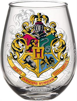 Harry Potter Hogwarts Crest 20 Ounce Stemless Glass