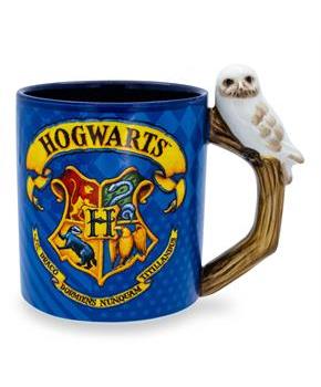 Harry Potter Hogwarts Crest 20oz Ceramic Mug with Sculpted Handle