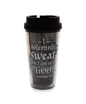 Harry Potter Marauder's Map Plastic Travel Mug With Lid | Holds 16 Ounces