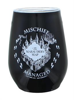Harry Potter Marauders Map Mischief Managed 10oz Stainless Steel Tumbler w/ Lid