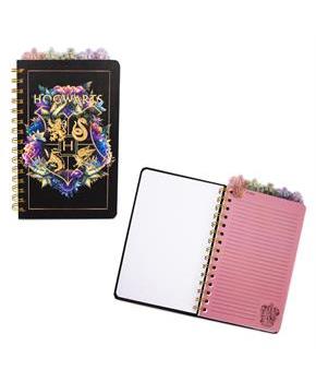 Harry Potter Hogwarts Crests 5-Tab Spiral Notebook Journal