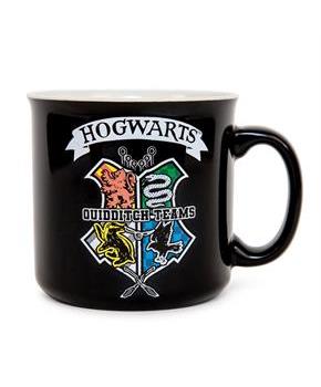 Harry Potter Quidditch Crest Ceramic Camper Mug | Holds 20 Ounces