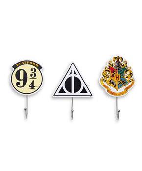 Harry Potter Icons Die-Cut Wall Hooks | Set of 3