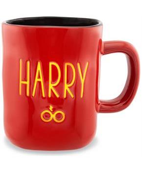 Harry Potter Wax Resist Ceramic Pottery Mug | Holds 25 Ounces