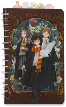 Harry Potter Anime Hogwarts 75-Page Spiral Notebook | 8 x 5 Inches