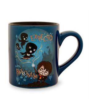 Harry Potter Chibi "Expecto Patronum" Ceramic Mug | Holds 14 Ounces