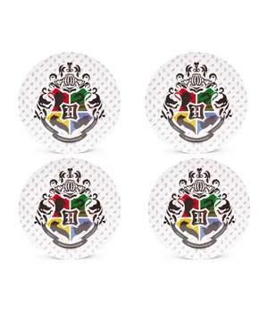 Harry Potter Hogwarts Crest 10-Inch Melamine Dinner Plates | Set of 4