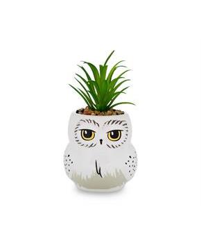 Harry Potter Hedwig 3-Inch Ceramic Mini Planter with Artificial Succulent