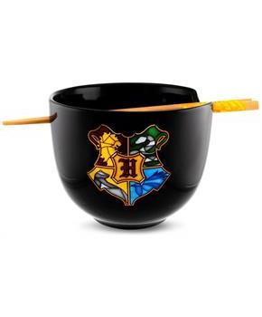 Harry Potter Hogwarts Crest 20-Ounce Ramen Bowl and Chopstick Set
