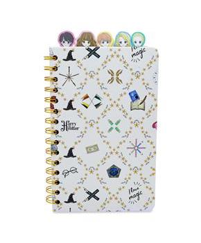 Harry Potter Chibi Hogwarts 75-Page Spiral Notebook | Bound Sketchbook Journal, School Supplies For College, Business | 8 x 5 Inches