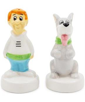 The Jetsons George and Astro Ceramic Salt and Pepper Shaker Set
