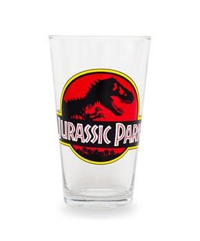Jurassic Park Logo Pint Glass | Holds 16 Ounces