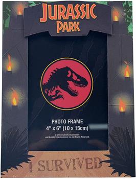 Jurassic Park I Survived Gate 4" x 6" 3D Photo Frame