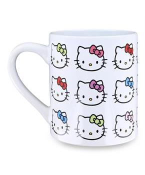 Hello Kitty Faces and Bows 14oz Ceramic Mug