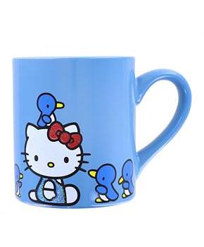 Hello Kitty 14 Ounce Ceramic Glitter Mug