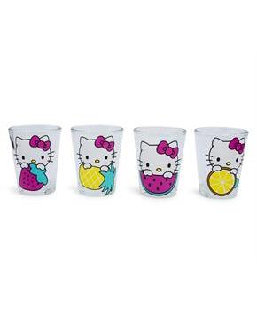 Hello Kitty 1.5-Ounce Mini Shot Glasses | Set of 4
