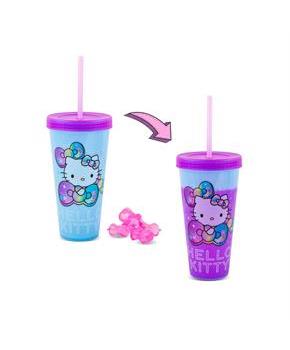 Sanrio Hello Kitty Starshine Color-Changing Plastic Tumbler | Holds 24 Ounces