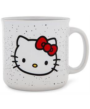 Sanrio Hello Kitty Speckled Ceramic Camper Mug | Holds 20 Ounces