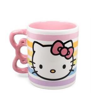Hello Kitty Bow Handle Ceramic Mug | Holds 20 Ounces