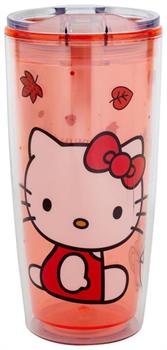 Sanrio Hello Kitty Pumpkin Spice Travel Tumbler w/ Slide Close Lid | 20 Ounces