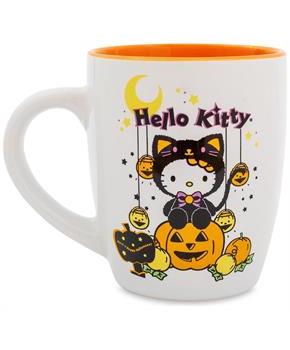 Sanrio Hello Kitty Pumpkin Patch Jumbo Curved Ceramic Latte Mug | Hold 25 Ounces