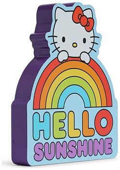 Sanrio Hello Kitty Rainbow Die-Cut Wooden Wall Art Sign