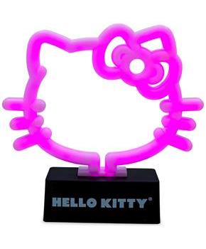 Hello Kitty Face and Bow 6.5 -Inch LED Neon Mood Light