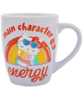 Sanrio Hello Kitty "Main Character Energy" Curved Latte Mug | Hold 25 Ounces