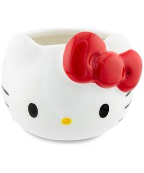 Sanrio Hello Kitty Red Bow Sculpted Ceramic Mini Mug | Holds 3 Ounces