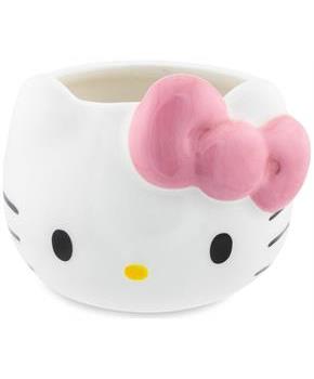 Sanrio Hello Kitty Pink Bow Sculpted Ceramic Mini Mug | Holds 3 Ounces